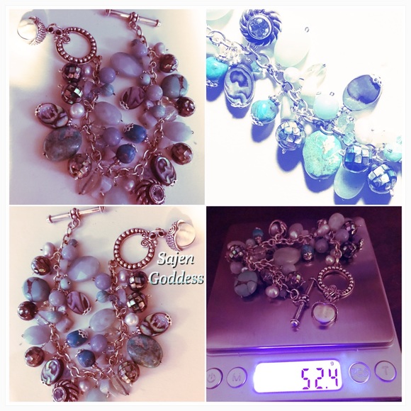 Sterling Sea-and-Sky Sajen-Goddess Charm Bracelet - Picture 5 of 8